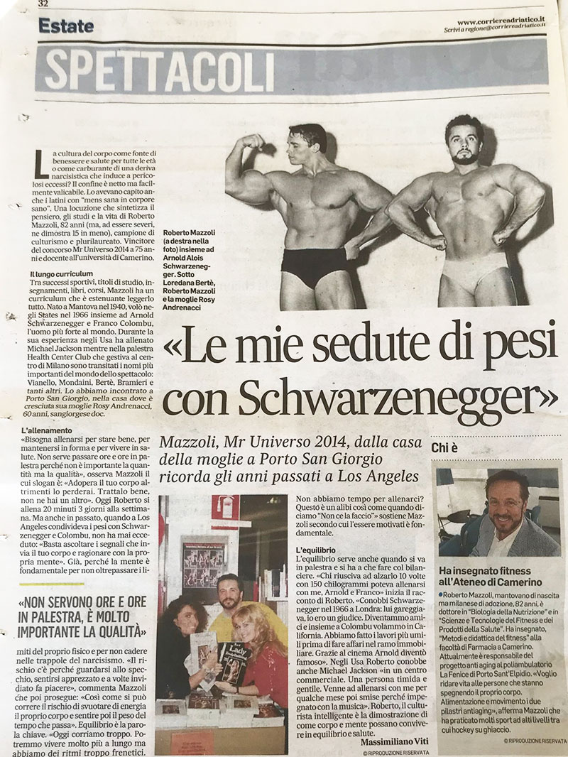 Corriere Adriatico Roberto Mazzoli